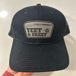Yeet & Skeet Snapback Hat Baseball Cap Mesh Back Trucker Hat Men's One Size